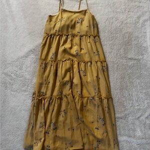 Yellow Floral Dress